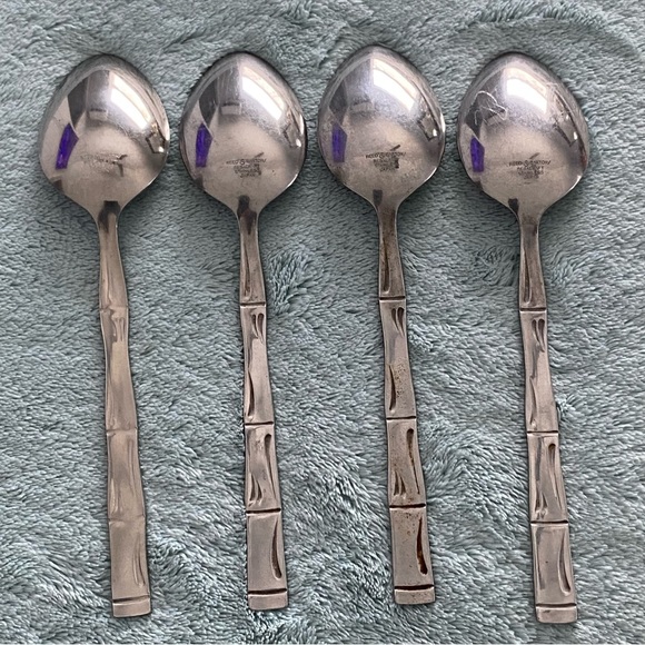 Reed & Barton Royal Bamboo Spoons - Picture 2 of 3